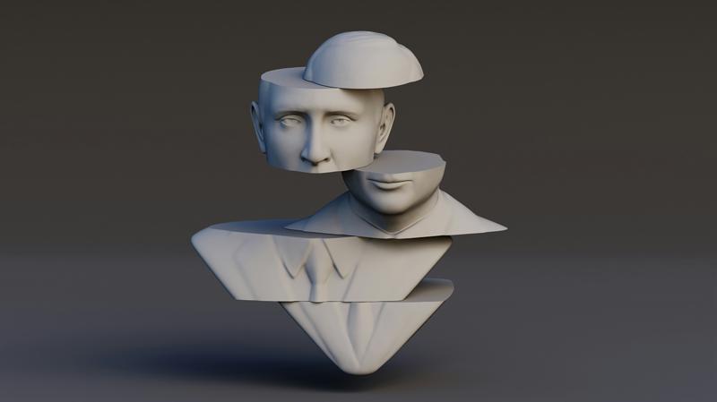 Remnants — stone sculpture by Damian Arkeveld