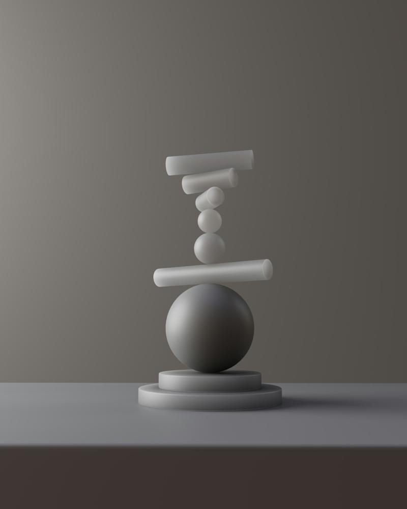 Meridian — stone sculpture by Damian Arkeveld