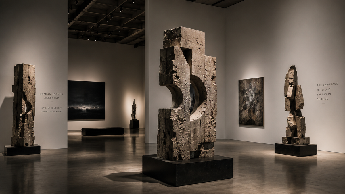 Monumental Stone Forms — Large-Scale Sculpture for Public Spaces by Damian Arkeveld at Yorkshire Sculpture Park